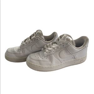 Nike Air Force one white women shoes sneakers size 6